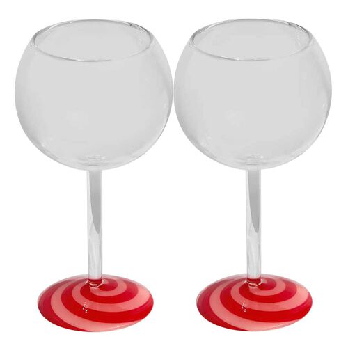 FAZEEK Swirl Wine Glass Set of 2